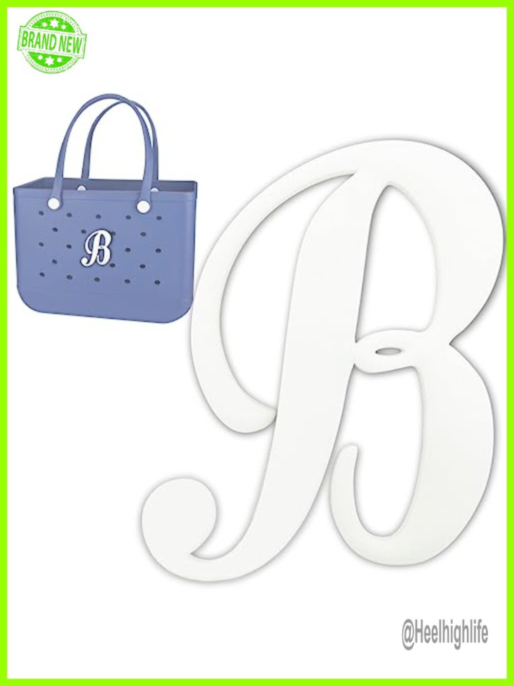 DIY Letter Charms for Beach Tote Bag PVC Decorative Alphabet Bag Accessories